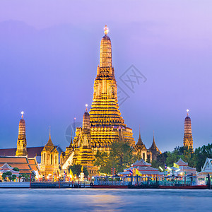 泰国曼谷的Wat Arun 郑王庙 地标 文化 高棉语图片