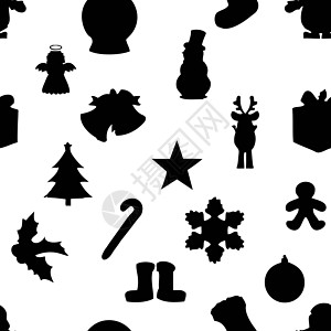 圣诞图标插图 纺织品 庆典 圣诞树 树 短袜 派对 甜的图片