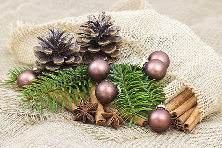 圣诞节装饰 树 庆典 前夕 季节性的 冬天 传统 棕色的图片