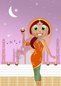印度泰姬陵印第安印度妇女 巴基斯坦 清真寺 排灯节 文化背景