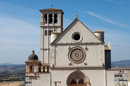 意大利阿西西亚圣弗朗西斯巴西利亚 宗教 建筑图片