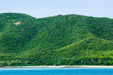 绿色岛屿和海洋自然景观 风景 亚洲 热带 旅游图片