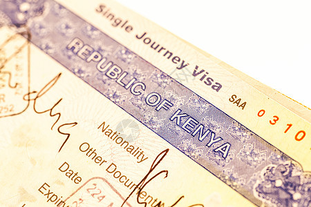 肯尼亚签证 旅行 身份 边界 海关 文档 假期图片