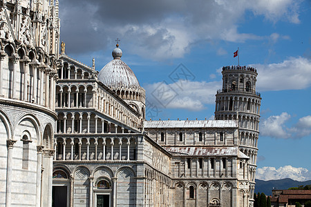 Pisa - 皮安宁塔和米拉科利广场的Duomo 欧洲 意大利语图片