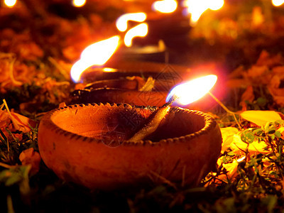 迪瓦利灯 节日 传统 灯光 文化 传统的 迪瓦瓦里 印度背景图片