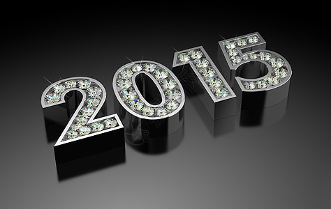 2015年钻石 季节 天 反射 数字 黑暗的背景图片