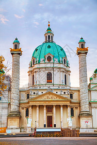 奥地利维也纳圣查尔斯教堂 卡尔斯基契切 教会 卡尔教堂图片