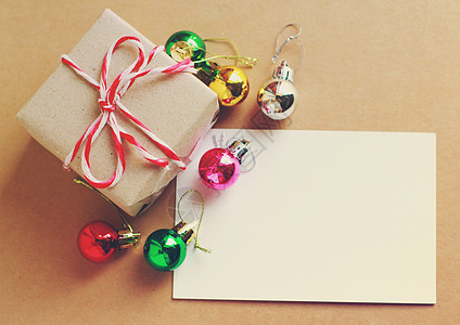 圣诞节假日背景 有空白贺卡和基督基督会 纸板图片