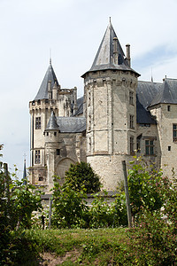 法国卢瓦尔谷的索穆尔城堡 旅行 缅因州 老的 安茹图片