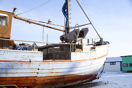 渔船 沃鲁波尔 假期 海滩 有风的 自然 渔业 波浪图片