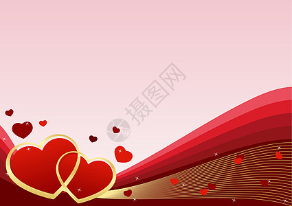 贺卡卡 红色的 爱 假期 情人节 恭喜 磁带背景图片