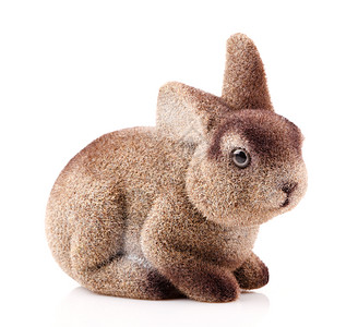 复活节兔子 灰色的 假期 坐着 塑像 人造的 传统的背景图片