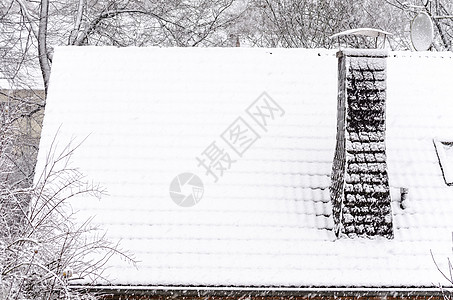 雪屋屋顶图片