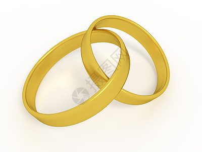 两个结婚戒指 金子 庆祝活动 优雅 黄色的 宏观 时尚 闪亮的背景图片