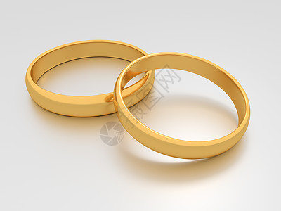 结婚的金环互相依附 爱 宏观 黄色的 闪亮的 庆典 庆祝活动图片
