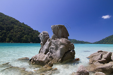 泰国的景象 苏林 亚洲 假期 海浪 夏天 海 游泳图片