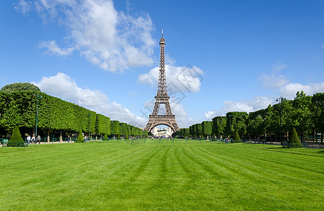 艾菲尔铁塔 早上在巴黎图片