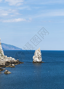 海洋和山山 美丽 支撑 绿松石 海岸 天空 海滩 场景 假期图片