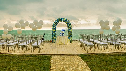 海滩结婚礼堂 自然 酒店 优雅 热带 海岸线 花图片
