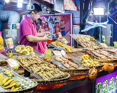 台湾巴厘左岸公园食品销售商图片