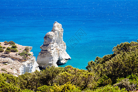 希腊Milos岛的Kleftiko 克里夫蒂科图片