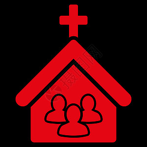 教会图标 会议 社区 宗教的 寺庙 男人图片
