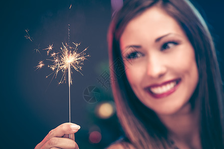 新年快乐 美丽的 烟火 庆典 假期和庆祝活动 快乐的背景图片