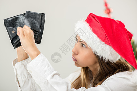 空空钱包 担心 美丽的 金融 开幕式 可爱的 水平的 圣诞节图片