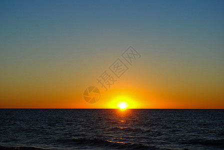 波罗的海 海岸 沿海的 日落 金沙 海滨背景图片