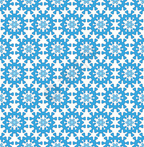 抽象的冬季蓝花背景图片