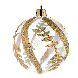 孤立的圣诞舞会 假期 诺埃尔 装饰风格 白色的 树枝 云杉图片