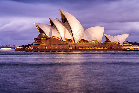 SYDNEY - 2015年10月12日 悉尼歌剧院 港口 天际线图片