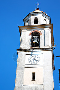 在欧洲古石和钟中建时钟塔 纪念碑 大理石 老的 历史图片