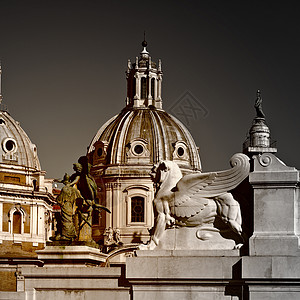 圆符数 雕塑 意大利 历史的 哥特 大理石 历史 复古的 调子图片