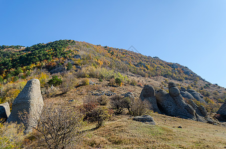 阿鲁斯塔附近的克里米亚德默尔吉山 放松 黑海图片