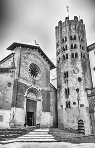 意大利奥维托圣安德里亚中世纪教会 十二边形 旅游图片