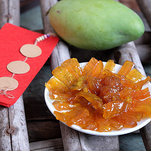 越南菜 芒果果果酱 越南泰特 亚洲 传统 春节图片