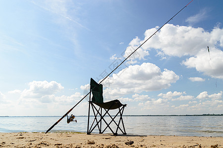 天空之鱼素材渔业 美丽的 运动钓鱼 海岸 季节 卷轴 抓住 天空 男人背景