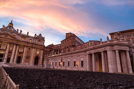 圣皮埃特罗巴西语视图 天主教徒 天 罗马 建筑图片