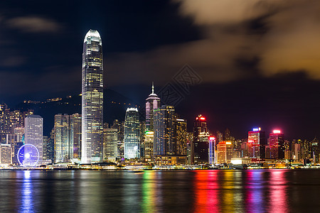 香港 维多利亚港 晚上图片