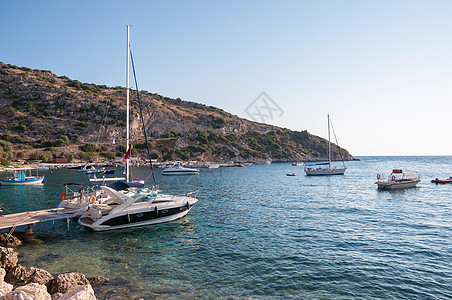 港口Zakynthos的游艇图片