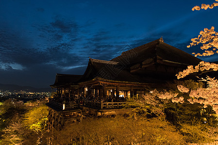 清水祖寺庙 春天亮光 神社 亚洲 首都 自然 宗教图片