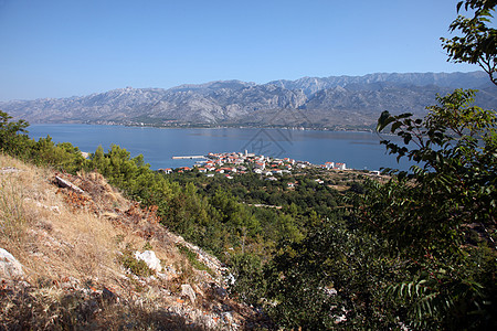 维尼拉克 克罗地亚亚得里亚海的一个小沿海小镇 克罗地亚语 蓝色的图片