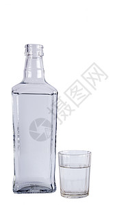 瓶俄罗斯伏特加和杯子 伏特加酒 新鲜 蓝色的 寒冷的 鸡尾酒图片