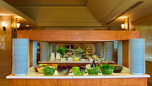 在自助餐厅酒吧选择沙拉 莴苣 健康 食欲 奶酪 玻璃图片