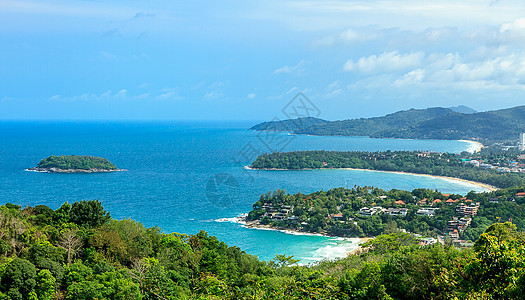 热带热带海滩景观 型 晴天 普吉岛 天堂 天空 夏天图片