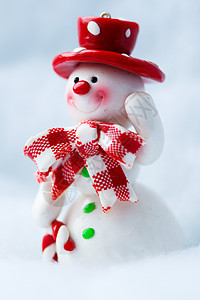 雪人编织手 礼帽 贺卡模板 仙境 新年快乐 节日背景 微笑 帽子 圣诞背景背景图片