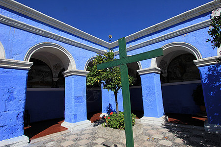 圣凯瑟琳修道院 圣卡塔琳娜 秘鲁阿雷基帕 建筑学 老的图片