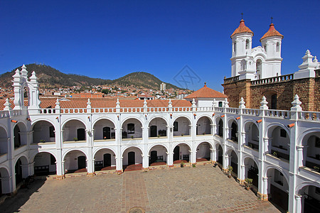 玻利维亚苏克雷圣费利佩·内里教堂 镇 传统图片