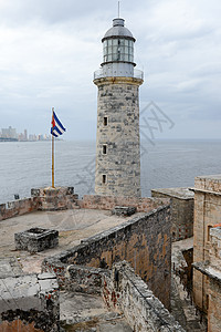 El Morro堡垒与哈瓦那市背景相伴 建筑图片